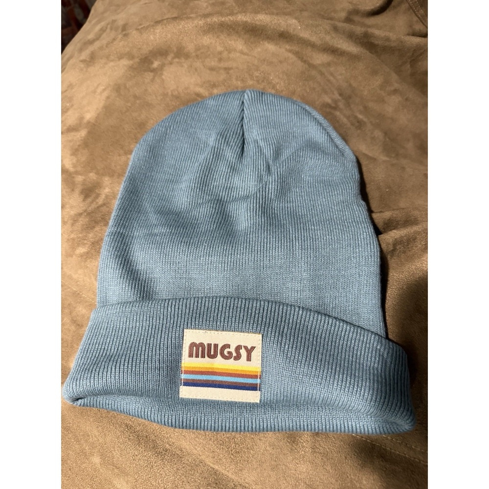 Mugsy winter beanie cap, Blue